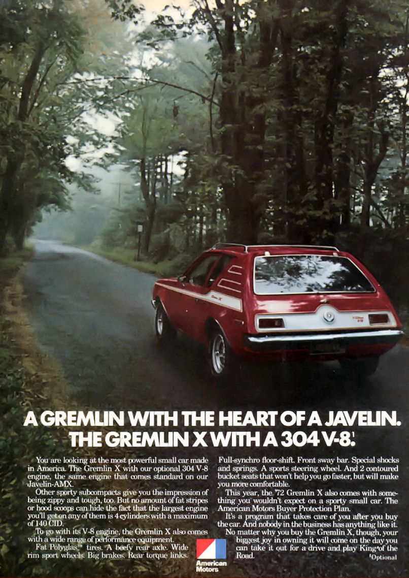 1972 AMC Auto Advertising